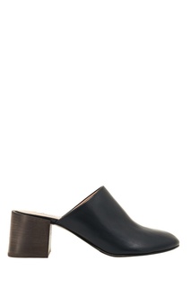 Черные кожаные мюли Sihl Acne Studios