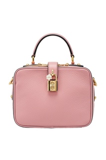 Розовая кожаная сумка Dolce Soft