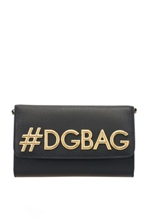 Черная кожаная сумка DG Girls Dolce & Gabbana