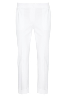 Белые хлопковые брюки Lorena Antoniazzi