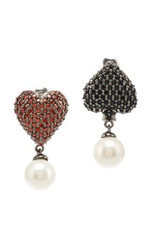 Асимметричные серьги «Пики и Червы» Ruby Novich