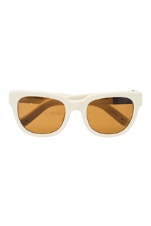 Белые солнцезащитные очки Linda Farrow x Phillip Lim