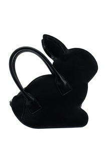 Черная мини-сумка в виде кролика Comme des Garcons Girl
