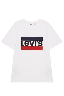 Белая футболка с контрастным логотипом Sportswear Logo Graphic Levis®