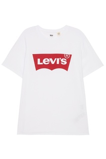 Белая футболка с логотипом GRAPHIC SET-IN NECK Levis®