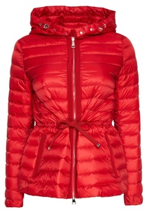 Красная стеганая куртка Moncler