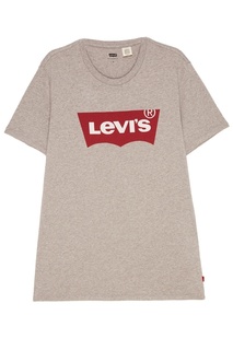 Серая футболка с логотипом GRAPHIC SET-IN NECK Levis®