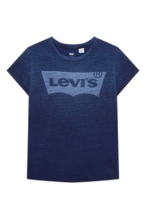 Синяя меланжевая футболка с логотипом THE PERFECT TEE Levis®