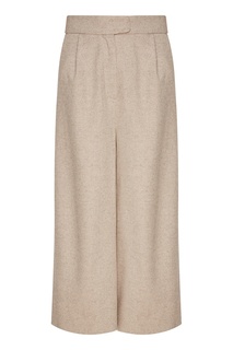 Бежевые широкие брюки T Skirt
