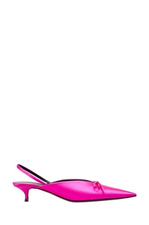 Розовые туфли с атласной отделкой Balenciaga