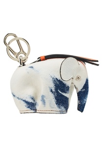 Брелок-монетница из денима Loewe