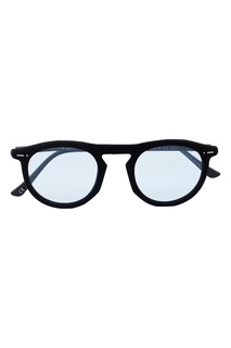 Черные очки с голубыми линзами Italia Independent