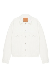 Белая джинсовая куртка Balenciaga