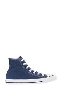 Высокие синие кеды из текстиля Converse