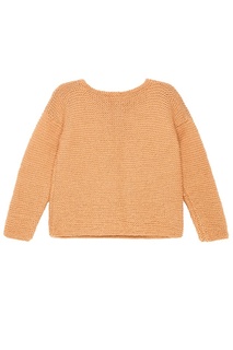 Бежевый oversize пуловер Knittedkiss