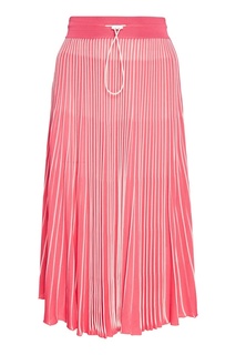 Розовая плиссированная юбка Valentino
