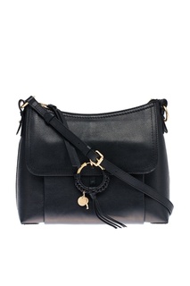 Черная кожаная сумка Joan See By Chloé