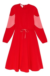 Платье с завязками на талии Valentino