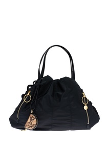 Черная текстильная сумка Flo See By Chloé