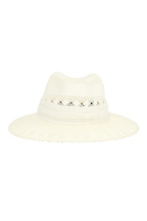 Белая соломенная шляпа Henrietta Maison Michel