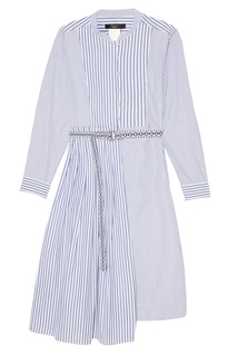 Хлопковое платье-рубашка в полоску Max Mara Weekend