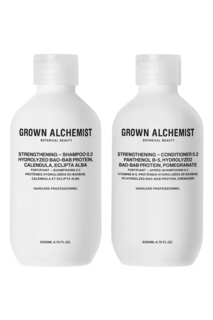 Набор для волос укрепляющий, 200 ml + 200 ml Grown Alchemist