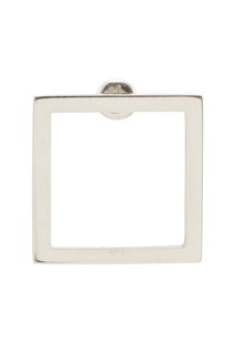 Серебряные серьги Square Belki Rings