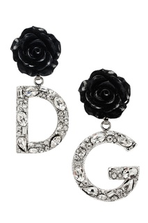 Серьги-клипсы с кристаллами Dolce & Gabbana