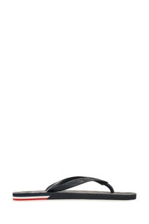 Черные резиновые сандалии Moncler