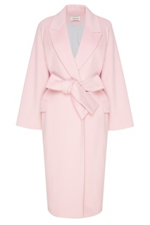 Розовое пальто из шерсти I Am Studio