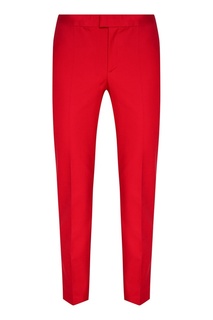 Красные хлопковые брюки RED Valentino