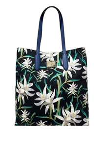 Текстильная сумка с лилиями Diane von Furstenberg