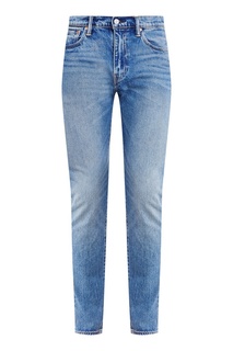 Голубые «вареные» джинсы 512 SLIM TAPER FIT ROLF Levis®