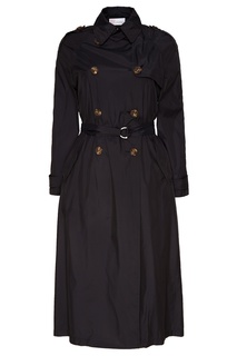 Темно-синий двубортный тренч RED Valentino