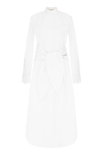 Белое платье-рубашка Erika Cavallini