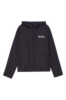 Черная куртка с капюшоном Hugo Boss