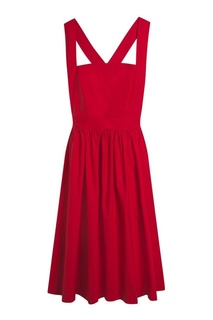 Красное платье из легкого хлопка GLADYS2Y Bonpoint