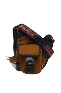 Коричневая сумка с клапаном Daily Paper