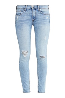 Голубые джинсы с потертостями Rag&Bone