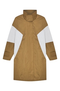 Зеленый плащ oversize на молнии Novaya