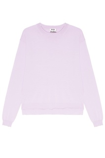 Хлопковый джемпер с потертыми краями Leedu Acne Studios