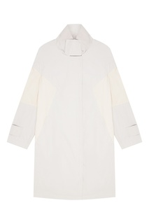 Серый плащ oversize на молнии Novaya