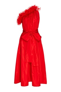 Красное платье из шелковой тафты Stella Mc Cartney