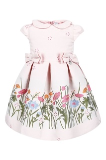 Розовое платье с цветами Simonetta Mini