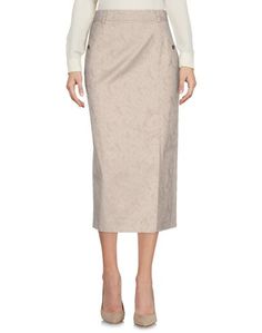 Юбка длиной 3/4 Jil Sander Navy