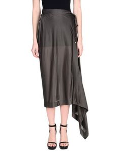 Юбка длиной 3/4 Rick Owens