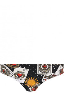 Плавки-бикини с ярким принтом Dolce &amp; Gabbana