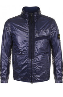 Ветровка на молнии с воротником-стойкой Stone Island