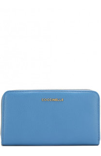 Кожаный кошелек на молнии Coccinelle