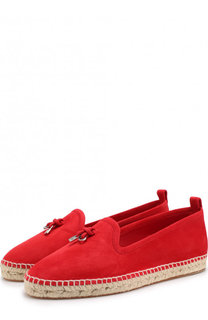 Замшевые эспадрильи Espadrillas My Charms с декором Loro Piana